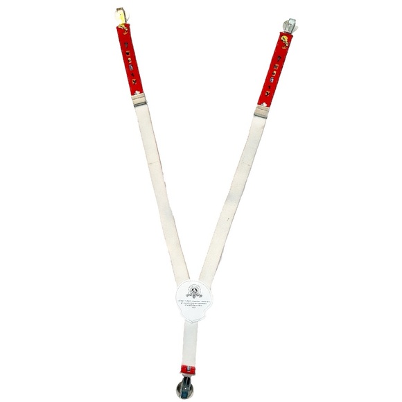 Warner Bros Looney Tunes Tweety Bird Kids Pants Suspenders Yellow Red Stretchy - Picture 5 of 16